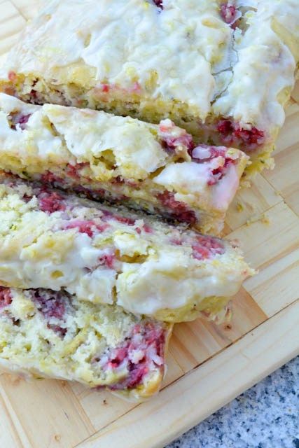 Lemon Raspberry Zucchini Bars