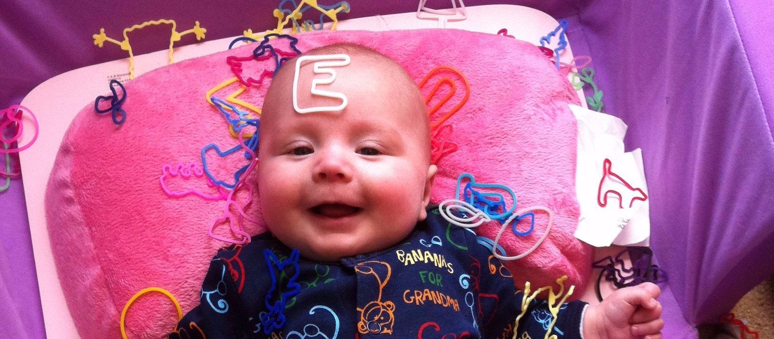 Sweet Mason. Three weeks before he died.