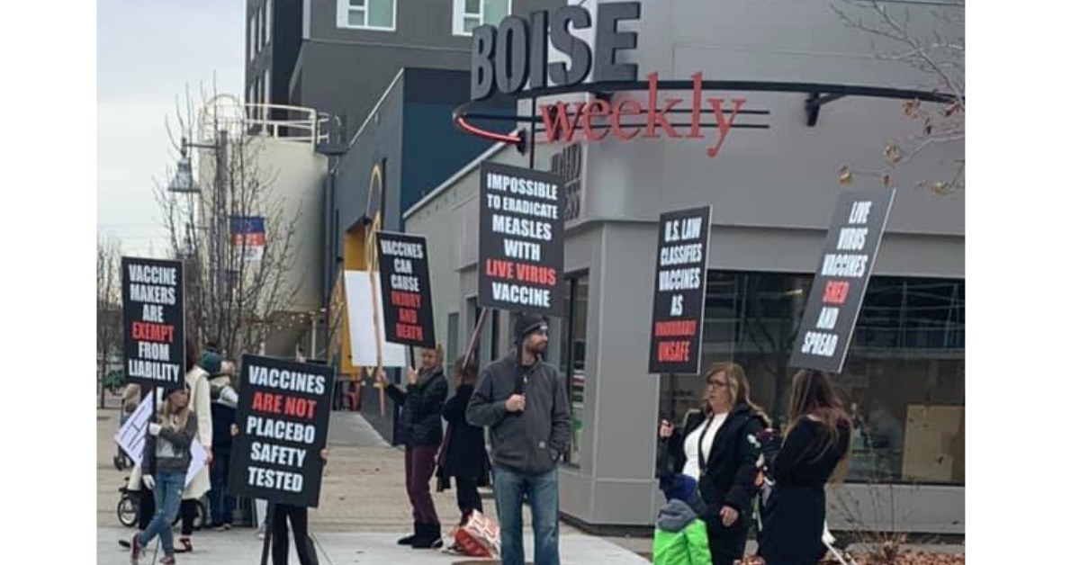 Boise Weekly Mocks Children Citizens Respond with Peaceful Protest