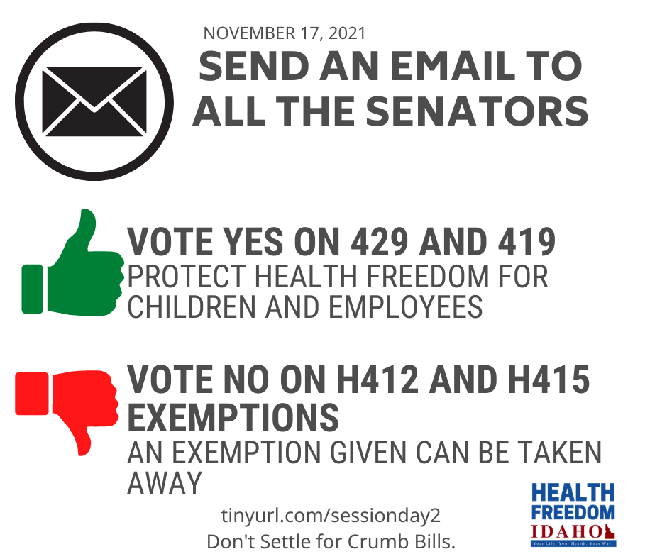 Day 2 “Health Freedom” Legislative Session